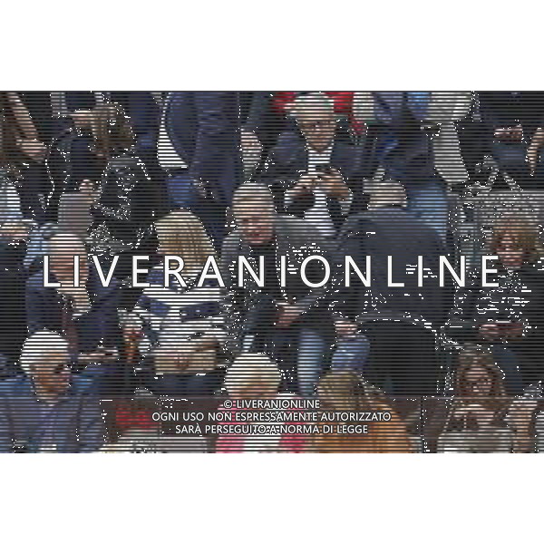 Roma 18/05/2019 - INTERNAZIONALI BNL D\' Italia 2019 - maschili - Stefanos Tsitsipas vs Rafael Nadal - nella foto: paolo bonolis ©Claudio Zamagni/Agenzia Aldo Liverani s.a.s. paolo bonolis during the semi-finals match between Stefanos Tsitsipas and Rafael Nadal at the The Internazionali BNL d\'Italia 2019 at Foro Italico on May 18, 2019 in Rome, Italy. Photo Credit by Claudio Zamagni-Aldo Liverani Photo Agency / AGENZIA ALDO LIVERANI SAS