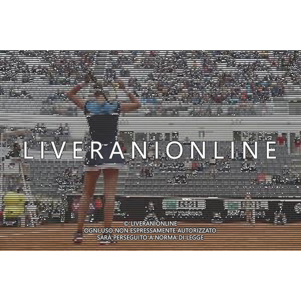 Roma 18/05/2019 - INTERNAZIONALI BNL D\' Italia 2019 - Semifinali Femminili - Kiki Bertens vs Johanna Konta - nella foto: Johanna Konta ©Claudio Zamagni/Agenzia Aldo Liverani s.a.s. Johanna Konta during the semi-finals match between Kiki Bertens and Johanna Konta at the The Internazionali BNL d\'Italia 2019 at Foro Italico on May 18, 2019 in Rome, Italy. Photo Credit by Claudio Zamagni-Aldo Liverani Photo Agency / AGENZIA ALDO LIVERANI SAS