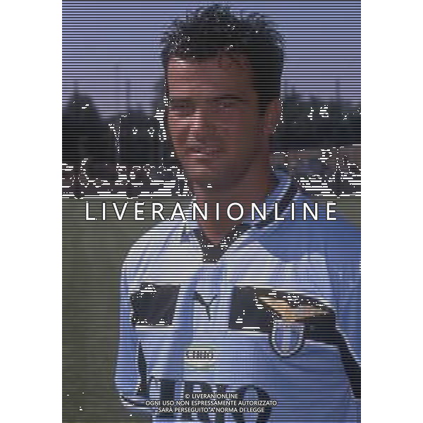 RETROSPETTIVA FERNANDO COUTO CALCIATORE NELLA FOTO FERNANDO COUTO CON LA MAGLIA DELLA LAZIO CALCIO AG ALDO LIVERANI SAS