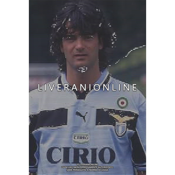 RETROSPETTIVA FERNANDO COUTO CALCIATORE NELLA FOTO FERNANDO COUTO CON LA MAGLIA DELLA LAZIO CALCIO AG ALDO LIVERANI SAS