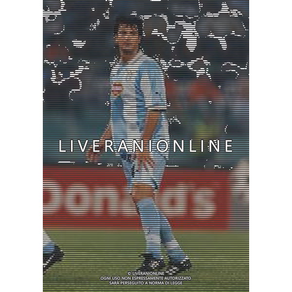 RETROSPETTIVA FERNANDO COUTO CALCIATORE NELLA FOTO FERNANDO COUTO CON LA MAGLIA DELLA LAZIO CALCIO AG ALDO LIVERANI SAS