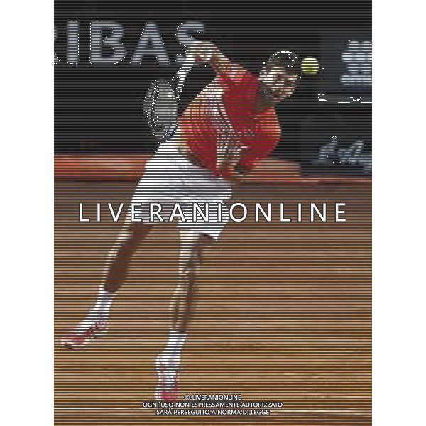 Roma 18/05/2019 - INTERNAZIONALI BNL D\' Italia 2019 - semifinale maschile - Novak Djokovic vs Diego Schwartzman - nella foto: Novak Djokovic ©Claudio Zamagni/Agenzia Aldo Liverani s.a.s. Novak Djokovic during the semi-finals match between Novak Djokovic vs Diego Schwartzman at the The Internazionali BNL d\'Italia 2019 at Foro Italico on May 18, 2019 in Rome, Italy. Photo Credit by Claudio Zamagni-Aldo Liverani Photo Agency / AGENZIA ALDO LIVERANI SAS