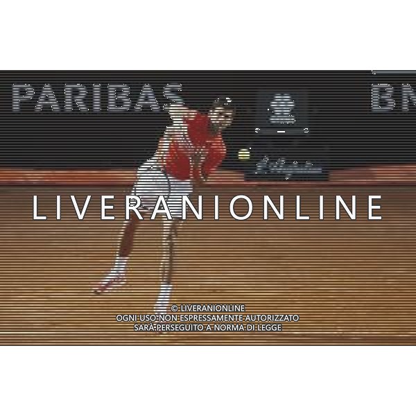 Roma 18/05/2019 - INTERNAZIONALI BNL D\' Italia 2019 - semifinale maschile - Novak Djokovic vs Diego Schwartzman - nella foto: Novak Djokovic ©Claudio Zamagni/Agenzia Aldo Liverani s.a.s. Novak Djokovic during the semi-finals match between Novak Djokovic vs Diego Schwartzman at the The Internazionali BNL d\'Italia 2019 at Foro Italico on May 18, 2019 in Rome, Italy. Photo Credit by Claudio Zamagni-Aldo Liverani Photo Agency / AGENZIA ALDO LIVERANI SAS