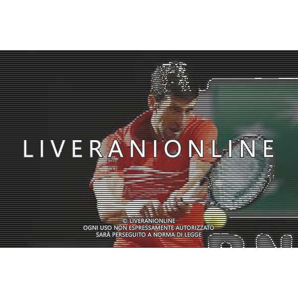 Roma 18/05/2019 - INTERNAZIONALI BNL D\' Italia 2019 - semifinale maschile - Novak Djokovic vs Diego Schwartzman - nella foto: Novak Djokovic ©Claudio Zamagni/Agenzia Aldo Liverani s.a.s. Novak Djokovic during the semi-finals match between Novak Djokovic and Diego Schwartzman at the The Internazionali BNL d\'Italia 2019 at Foro Italico on May 18, 2019 in Rome, Italy. Photo Credit by Claudio Zamagni-Aldo Liverani Photo Agency / AGENZIA ALDO LIVERANI SAS