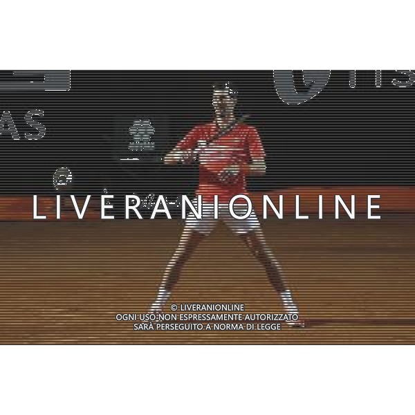 Roma 18/05/2019 - INTERNAZIONALI BNL D\' Italia 2019 - semifinale maschile - Novak Djokovic vs Diego Schwartzman - nella foto: Novak Djokovic ©Claudio Zamagni/Agenzia Aldo Liverani s.a.s. Novak Djokovic during the semi-finals match between Novak Djokovic and Diego Schwartzman at the The Internazionali BNL d\'Italia 2019 at Foro Italico on May 18, 2019 in Rome, Italy. Photo Credit by Claudio Zamagni-Aldo Liverani Photo Agency / AGENZIA ALDO LIVERANI SAS