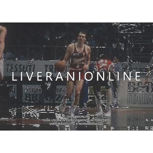 RETROSPETTIVA MIKE D\'ANTONI BASKET NELLA FOTO MIKE D\'ANTONI CON LA MAGLIA DEL TRACER MILANO 1987-88 AG ALDO LIVERANI SAS
