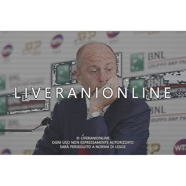 Roma 19/05/2019 - INTERNAZIONALI BNL D\' Italia 2019 - conferenza stampa prima delle finali - nella foto: Angelo Binaghi ©Claudio Zamagni/Agenzia Aldo Liverani s.a.s. Angelo Binaghi during the press conference before finals match at the The Internazionali BNL d\'Italia 2019 at Foro Italico on May 19, 2019 in Rome, Italy. Photo Credit by Claudio Zamagni-Aldo Liverani Photo Agency / AGENZIA ALDO LIVERANI SAS