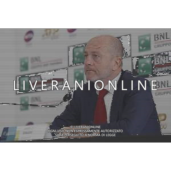 Roma 19/05/2019 - INTERNAZIONALI BNL D\' Italia 2019 - conferenza stampa prima delle finali - nella foto: Angelo Binaghi ©Claudio Zamagni/Agenzia Aldo Liverani s.a.s. Angelo Binaghi during the press conference before finals match at the The Internazionali BNL d\'Italia 2019 at Foro Italico on May 19, 2019 in Rome, Italy. Photo Credit by Claudio Zamagni-Aldo Liverani Photo Agency / AGENZIA ALDO LIVERANI SAS