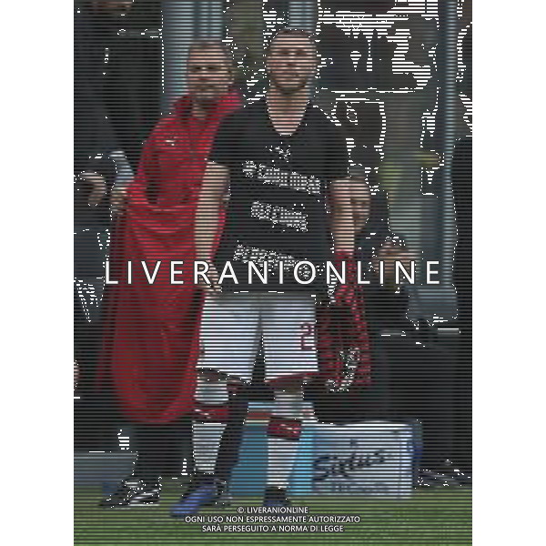 Campionato di Calcio Serie A TIM 2018/2019 37a Giornata Milano - 19.05.2019 Milan-Frosinone Nella Foto:abate ignazio sostituito e applaudito dai tifosi /Ph.Vitez-Ag. Aldo Liverani