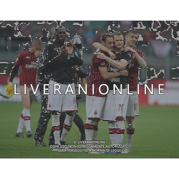 Campionato di Calcio Serie A TIM 2018/2019 37a Giornata Milano - 19.05.2019 Milan-Frosinone Nella Foto:abate calhanoglu piatek salutano i tifosi /Ph.Vitez-Ag. Aldo Liverani