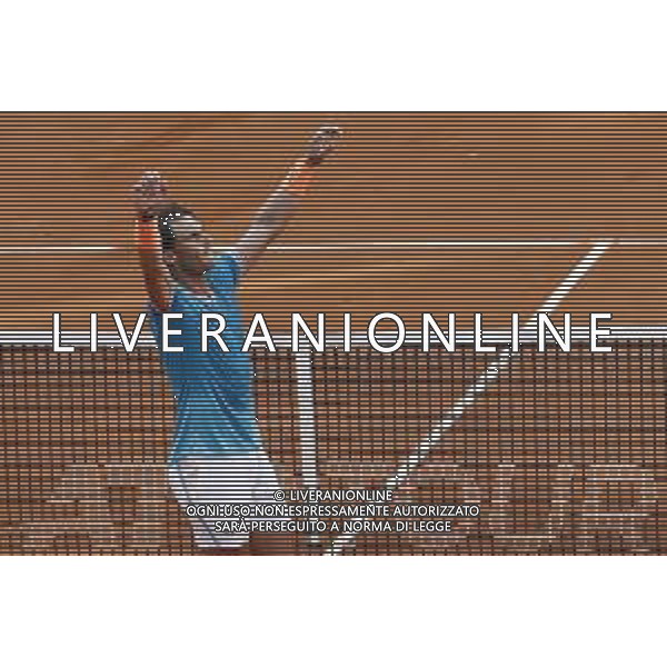Roma 19/05/2019 - INTERNAZIONALI BNL D\' Italia 2019 - Finale Maschile - Novak Djokovic vs Rafael Nadal - nella foto: esultanza Rafael Nadal ©Claudio Zamagni/Agenzia Aldo Liverani s.a.s. Rafael Nadal during the Final Match between Novak Djokovic and Rafael Nadal at the The Internazionali BNL d\'Italia 2019 at Foro Italico on May 19, 2019 in Rome, Italy. Photo Credit by Claudio Zamagni-Aldo Liverani Photo Agency / AGENZIA ALDO LIVERANI SAS