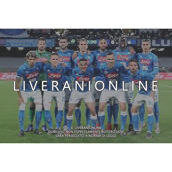 NAPOLI - INTER CAMPIONATO CALCIO SERIE A TIM 19.05.2019 NRELLA FOTO FORMAZIONE SQUADRA NAPOLI © MOSCA / AGENZIA ALDO LIVERANI SAS