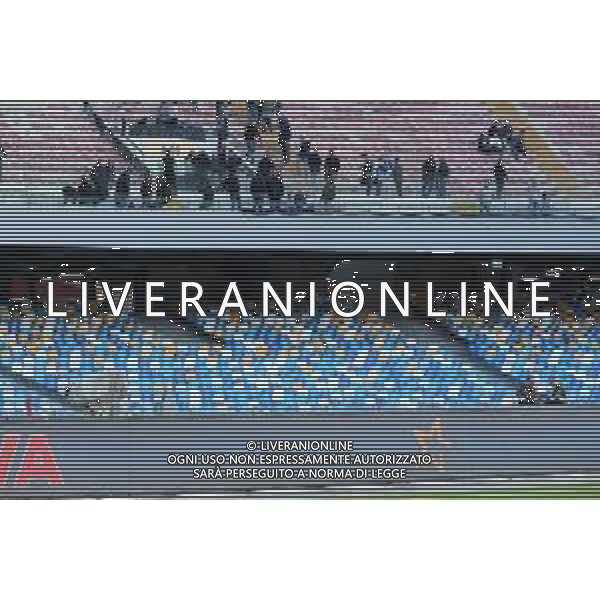 NAPOLI - INTER CAMPIONATO CALCIO SERIE A TIM 19.05.2019 NRELLA FOTO NUOVI SEGGIOLINI SUGLI SPALTI ALLO STADIO © MOSCA / AGENZIA ALDO LIVERANI SAS