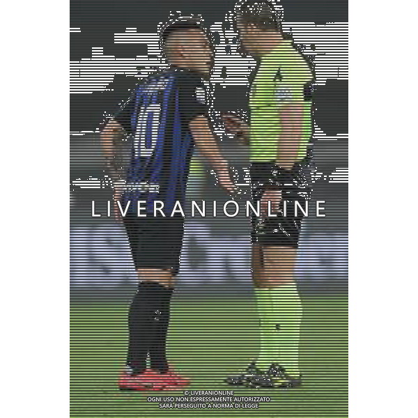 NAPOLI - INTER CAMPIONATO CALCIO SERIE A TIM 19.05.2019 NRELLA FOTO ARBITRO DOVERI, LAUTARO MARTINEZ © MOSCA / AGENZIA ALDO LIVERANI SAS