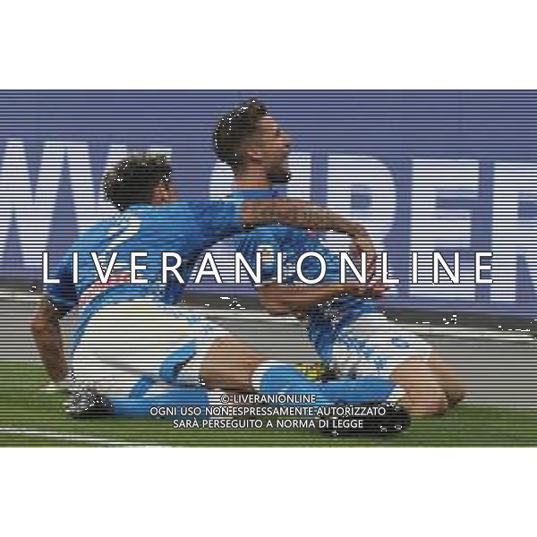 NAPOLI - INTER CAMPIONATO CALCIO SERIE A TIM 19.05.2019 NRELLA FOTO ESULTANZA DOPO IL GOL DI DRIES MERTENS © MOSCA / AGENZIA ALDO LIVERANI SAS