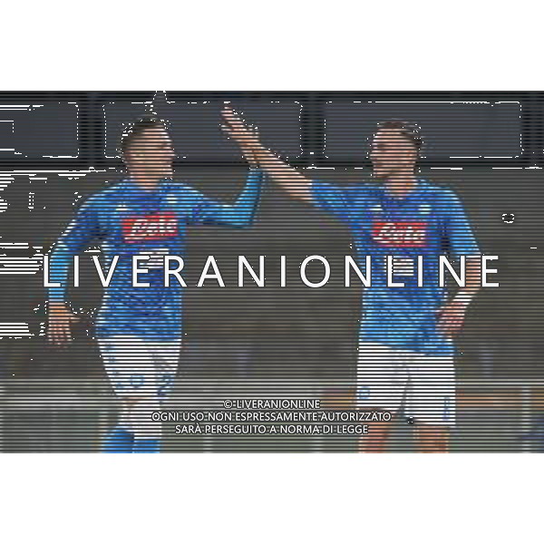 NAPOLI - INTER CAMPIONATO CALCIO SERIE A TIM 19.05.2019 NRELLA FOTO ESULTANZA DOPO IL GOL DI FABIAN RUIZ © MOSCA / AGENZIA ALDO LIVERANI SAS