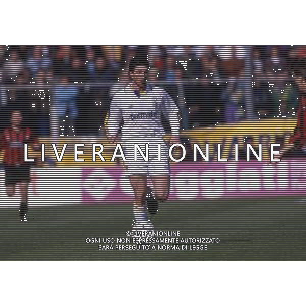 RETROSPETTIVA ALESSANDRO MELLI CALCIATORE NELLA FOTO ALESSANDRO MELLI CON LA MAGLIA DEL PARMA CALCIO AG ALDO LIVERANI SAS
