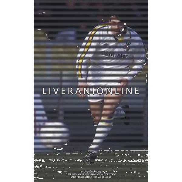 RETROSPETTIVA ALESSANDRO MELLI CALCIATORE NELLA FOTO ALESSANDRO MELLI CON LA MAGLIA DEL PARMA CALCIO AG ALDO LIVERANI SAS