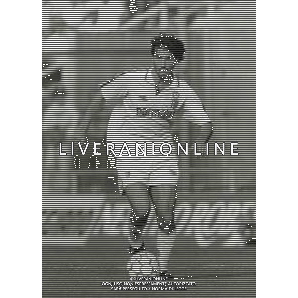 RETROSPETTIVA ALESSANDRO MELLI CALCIATORE NELLA FOTO ALESSANDRO MELLI CON LA MAGLIA DEL PARMA CALCIO AG ALDO LIVERANI SAS