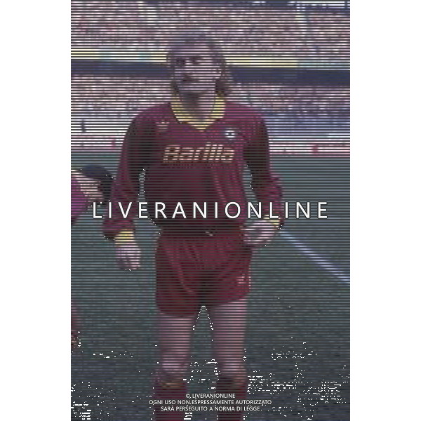 RETROSPETTIVA RUDY VOELLER CALCIATORE 1991-92 NELLA FOTO RUDY VOELLER CON LA MAGLIA DELLA ROMA CALCIO AG ALDO LIVERANI SAS