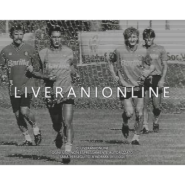 RETROSPETTIVA RUDY VOELLER CALCIATORE NELLA FOTO RUDY VOELLER CON LA MAGLIA DELLA ROMA CALCIO AG ALDO LIVERANI SAS