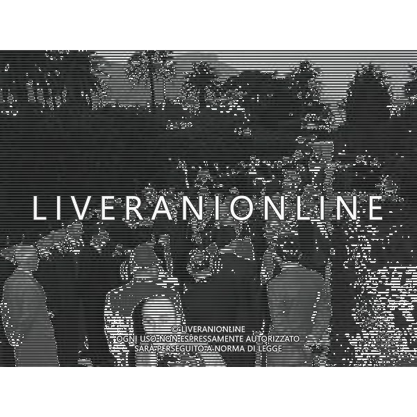 1966 CANNES RE UMBERTO DI SAVOIA INCONTRA I SUOI GENERALI NELLA FOTO RE UMBERTO DI SAVOIA INCONTRA I SUOI GENERALI AG ALDO LIVERANI SAS