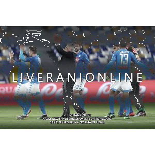 18-05-2019 NAPOLI CAMPIONATO DI CALCIO SERIE A NAPOLI INTER 4-1 NELLA FOTO: CARLO ANCELOTTI FINE GARA FOTO MOSCA, AG. LIVERANI