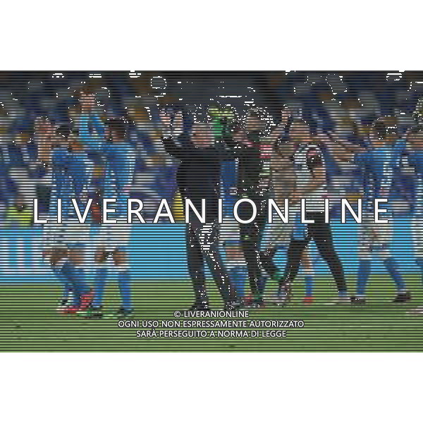 18-05-2019 NAPOLI CAMPIONATO DI CALCIO SERIE A NAPOLI INTER 4-1 NELLA FOTO: CARLO ANCELOTTI FINE GARA FOTO MOSCA, AG. LIVERANI