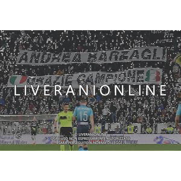 Torino 19-05-2019 Stadio Allianz Stadium Juventus vs Atalanta Serie A Tim 2018-2019 ©Falzone/Agenzia Aldo Liverani Nella foto: Striscione dedicato a Andrea Barzagli