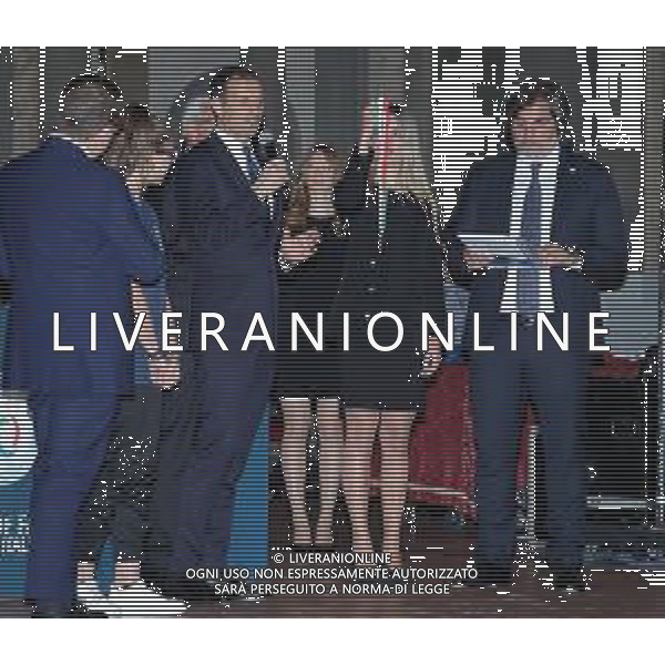 Ottava Edizione - Hall of Fame del Calcio Italiano Firenze - 20.05.2019 Nella Foto: Massimiliano Allegri consegna al museo del calcio la sua ultima medaglia con la Juventus /Ph.Vitez-Ag. Aldo Liverani