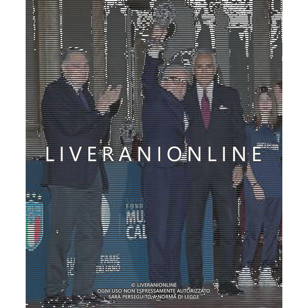 Ottava Edizione - Hall of Fame del Calcio Italiano Firenze - 20.05.2019 Nella Foto:Antonio Matarrese e Gabriele Gravina /Ph.Vitez-Ag. Aldo Liverani