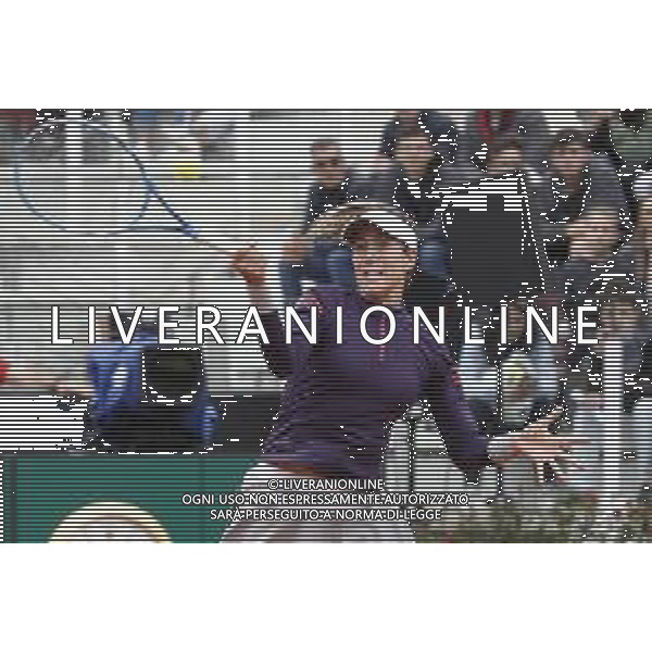 Roma 13/05/2019 - INTERNAZIONALI BNL D\' Italia 2019 - Saisai Zheng vs Gabrine Muguruza nella foto: Gabrine Muguruza ©Claudio Zamagni/Agenzia Aldo Liverani s.a.s. Gabrine Muguruza in action during the Woman Singles match between Saisai Zheng and Gabrine Muguruza at the The Internazionali BNL d\'Italia 2019 at Foro Italico on May 13, 2015 in Rome, Italy. / AGENZIA ALDO LIVERANI SAS