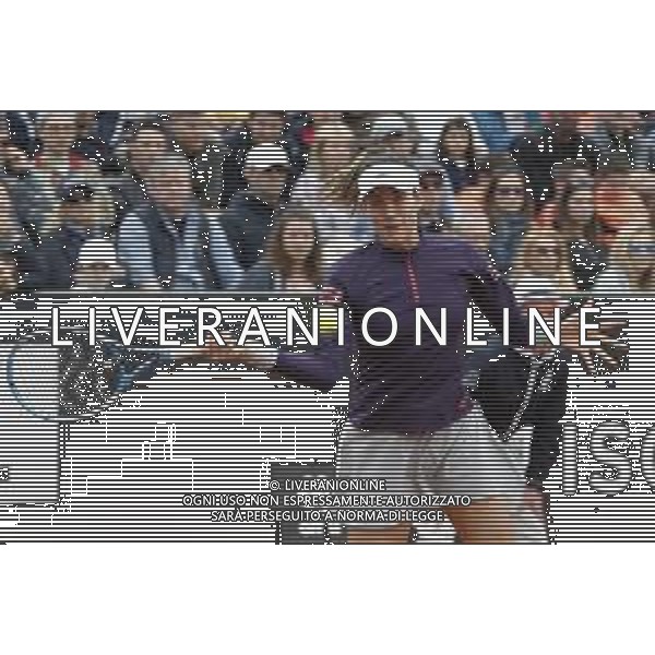Roma 13/05/2019 - INTERNAZIONALI BNL D\' Italia 2019 - Saisai Zheng vs Gabrine Muguruza nella foto: Gabrine Muguruza ©Claudio Zamagni/Agenzia Aldo Liverani s.a.s. Gabrine Muguruza in action during the Woman Singles match between Saisai Zheng and Gabrine Muguruza at The Internazionali BNL d\'Italia 2019 at Foro Italico on May 13, 2015 in Rome, Italy. / AGENZIA ALDO LIVERANI SAS
