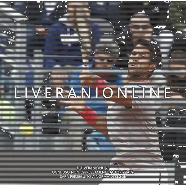 Roma 13/05/2019 - INTERNAZIONALI BNL D\' Italia 2019 - Serena Williams vs Rebecca Peterson nella foto: fernando verdasco ©Claudio Zamagni/Agenzia Aldo Liverani s.a.s. fernando verdasco in action during The Internazionali BNL d\'Italia 2019 at Foro Italico on May 13, 2015 in Rome, Italy. / AGENZIA ALDO LIVERANI SAS