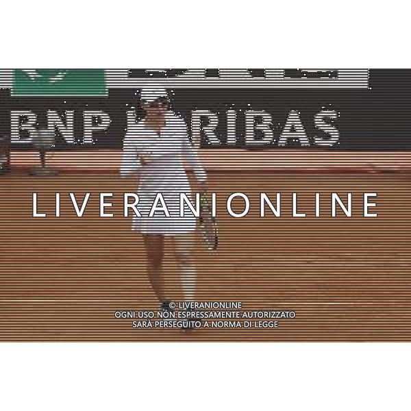 Roma 13/05/2019 - INTERNAZIONALI BNL D\' Italia 2019 - Saisai Zheng vs Gabrine Muguruza nella foto: Saisai Zheng ©Claudio Zamagni/Agenzia Aldo Liverani s.a.s. Saisai Zheng in action during the Woman Singles match between Saisai Zheng and Gabrine Muguruza at The Internazionali BNL d\'Italia 2019 at Foro Italico on May 13, 2015 in Rome, Italy. / AGENZIA ALDO LIVERANI SAS