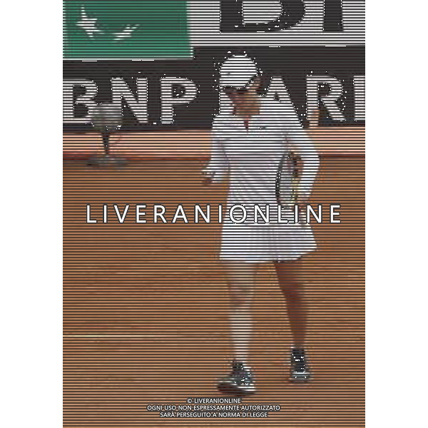 Roma 13/05/2019 - INTERNAZIONALI BNL D\' Italia 2019 - Saisai Zheng vs Gabrine Muguruza nella foto: Saisai Zheng ©Claudio Zamagni/Agenzia Aldo Liverani s.a.s. Saisai Zheng in action during the Woman Singles match between Saisai Zheng and Gabrine Muguruza at The Internazionali BNL d\'Italia 2019 at Foro Italico on May 13, 2015 in Rome, Italy. / AGENZIA ALDO LIVERANI SAS
