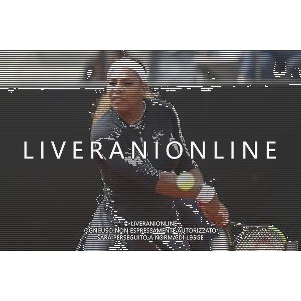 Roma 13/05/2019 - INTERNAZIONALI BNL D\' Italia 2019 - Serena Williams vs Rebecca Peterson nella foto: Serena Williams ©Claudio Zamagni/Agenzia Aldo Liverani s.a.s. Serena Williams in action during the Woman Singles match between Serena Williams and Rebecca Peterson at the The Internazionali BNL d\'Italia 2019 at Foro Italico on May 13, 2015 in Rome, Italy. / AGENZIA ALDO LIVERANI SAS