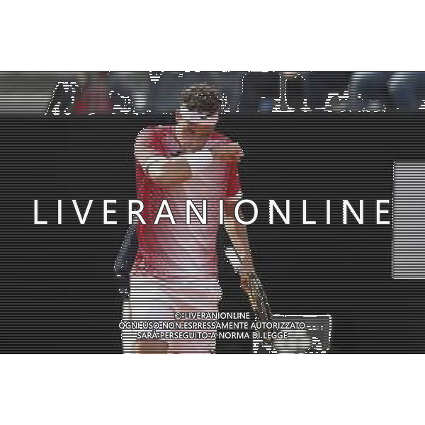 Roma 13/05/2019 - INTERNAZIONALI BNL D\' Italia 2019 - Alex de Minaur vs Marco Cecchinato nella foto: Marco Cecchinato ©Claudio Zamagni/Agenzia Aldo Liverani s.a.s. Marco Cecchinato in action during the Woman Singles match between Alex de Minaur and Marco Cecchinato at the The Internazionali BNL d\'Italia 2019 at Foro Italico on May 13, 2015 in Rome, Italy. / AGENZIA ALDO LIVERANI SAS