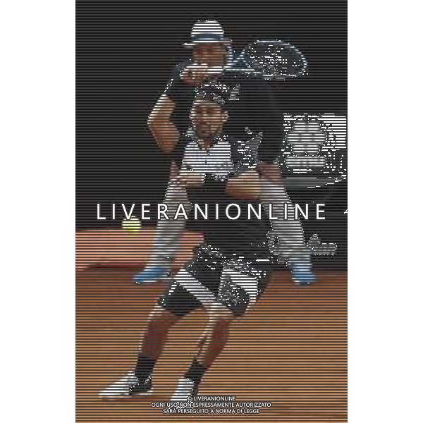 Roma 13/05/2019 - INTERNAZIONALI BNL D\' Italia 2019 - Jo-Wilfried Tsonga vs Fabio Fognini nella foto: Fabio Fognini ©Claudio Zamagni/Agenzia Aldo Liverani s.a.s. Fabio Fognini in action during the Mens Singles match between Jo-Wilfried Tsonga and Fabio Fognini at the The Internazionali BNL d\'Italia 2019 at Foro Italico on May 13, 2015 in Rome, Italy. / AGENZIA ALDO LIVERANI SAS