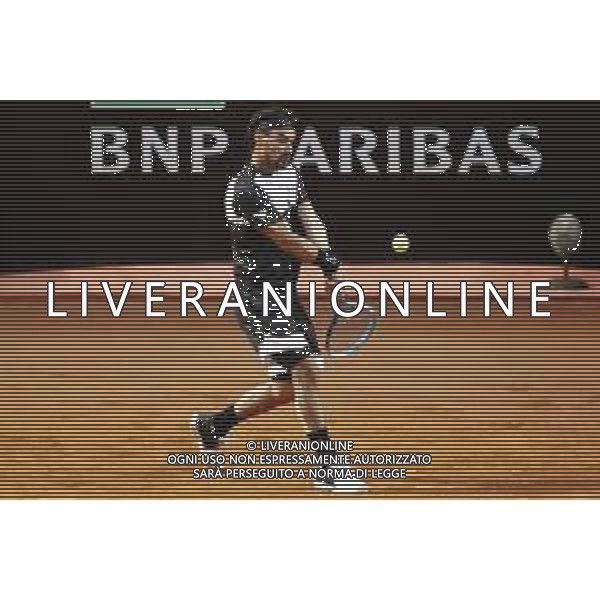 Roma 13/05/2019 - INTERNAZIONALI BNL D\' Italia 2019 - Jo-Wilfried Tsonga vs Fabio Fognini nella foto: Fabio Fognini ©Claudio Zamagni/Agenzia Aldo Liverani s.a.s. Fabio Fognini in action during the Mens Singles match between Jo-Wilfried Tsonga and Fabio Fognini at The Internazionali BNL d\'Italia 2019 at Foro Italico on May 13, 2015 in Rome, Italy. / AGENZIA ALDO LIVERANI SAS