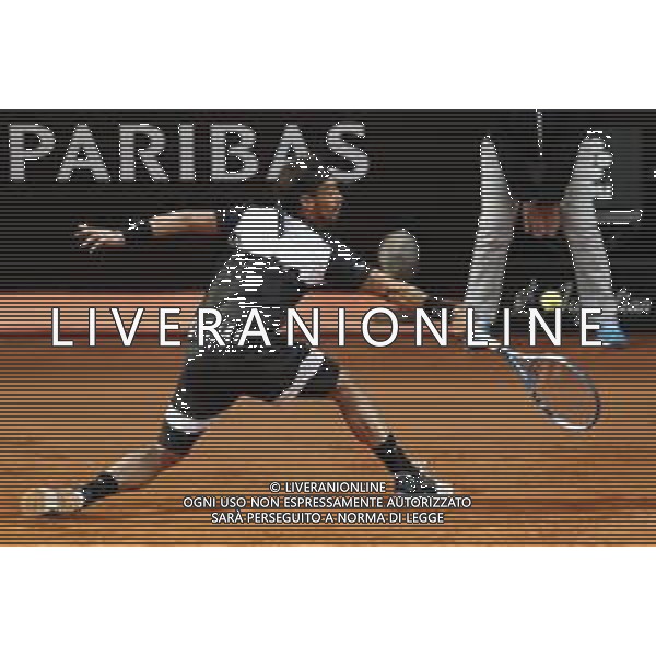 Roma 13/05/2019 - INTERNAZIONALI BNL D\' Italia 2019 - Jo-Wilfried Tsonga vs Fabio Fognini nella foto: Fabio Fognini ©Claudio Zamagni/Agenzia Aldo Liverani s.a.s. Fabio Fognini in action during the Mens Singles match between Jo-Wilfried Tsonga and Fabio Fognini at The Internazionali BNL d\'Italia 2019 at Foro Italico on May 13, 2015 in Rome, Italy. / AGENZIA ALDO LIVERANI SAS