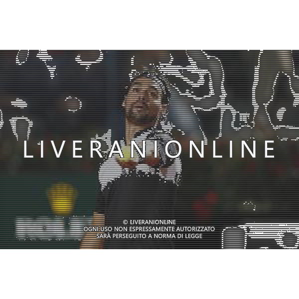 Roma 13/05/2019 - INTERNAZIONALI BNL D\' Italia 2019 - Jo-Wilfried Tsonga vs Fabio Fognini nella foto: Fabio Fognini ©Claudio Zamagni/Agenzia Aldo Liverani s.a.s. Fabio Fognini in action during the Mens Singles match between Jo-Wilfried Tsonga and Fabio Fognini at The Internazionali BNL d\'Italia 2019 at Foro Italico on May 13, 2015 in Rome, Italy. / AGENZIA ALDO LIVERANI SAS