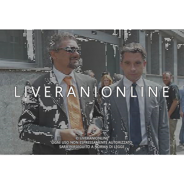 MILANO 01 GIUGNO 2005 ASSEMBLEA DI LEGA NELLA FOTO: ALTOBELLI ALESSANDRO CON ALESSANDRO MOGGI PH ROMANO MARIO/ALDO LIVERANI