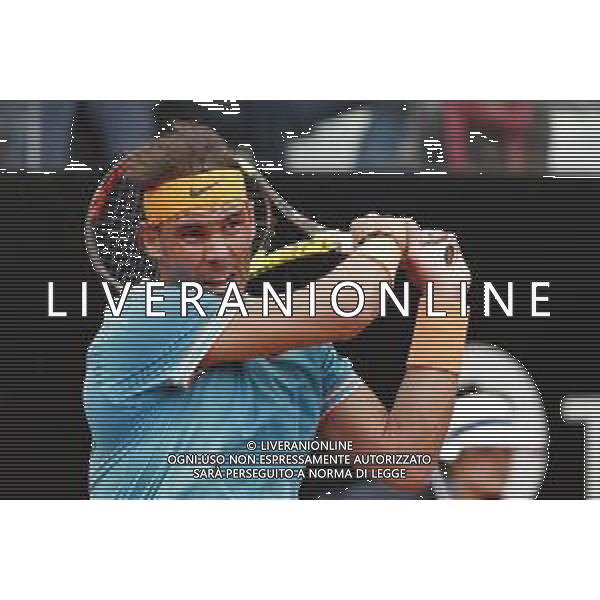 Roma 18/05/2019 - INTERNAZIONALI BNL D\' Italia 2019 - maschili - Stefanos Tsitsipas vs Rafael Nadal - nella foto:Rafael Nadal ©Claudio Zamagni/Agenzia Aldo Liverani s.a.s. Rafael Nadal during the semi-finals match between Stefanos Tsitsipas and Rafael Nadal at the The Internazionali BNL d\'Italia 2019 at Foro Italico on May 18, 2019 in Rome, Italy. Photo Credit by Claudio Zamagni-Aldo Liverani Photo Agency / AGENZIA ALDO LIVERANI SAS