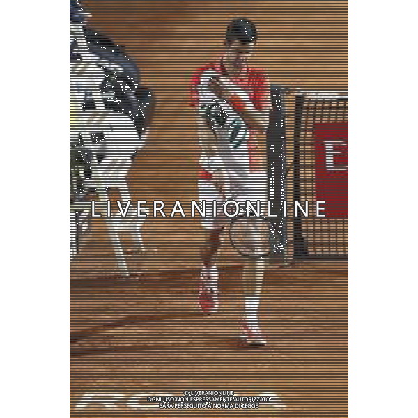 Roma 18/05/2019 - INTERNAZIONALI BNL D\' Italia 2019 - semifinale maschile - Novak Djokovic vs Diego Schwartzman - nella foto: Novak Djokovic ©Claudio Zamagni/Agenzia Aldo Liverani s.a.s. Novak Djokovic during the semi-finals match between Novak Djokovic and Diego Schwartzman at the The Internazionali BNL d\'Italia 2019 at Foro Italico on May 18, 2019 in Rome, Italy. Photo Credit by Claudio Zamagni-Aldo Liverani Photo Agency / AGENZIA ALDO LIVERANI SAS