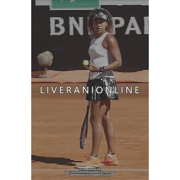 Roma 16/05/2019 - INTERNAZIONALI BNL D\' Italia 2019 - Naomi Osaka vs Dominika Cibulkova - nella foto: Naomi Osaka ©Claudio Zamagni/Agenzia Aldo Liverani s.a.s. Naomi Osaka during the match between Naomi Osaka and Dominika Cibulkova at the The Internazionali BNL d\'Italia 2019 at Foro Italico on May 16, 2019 in Rome, Italy. Photo Credit by Claudio Zamagni-Aldo Liverani Photo Agency / AGENZIA ALDO LIVERANI SAS