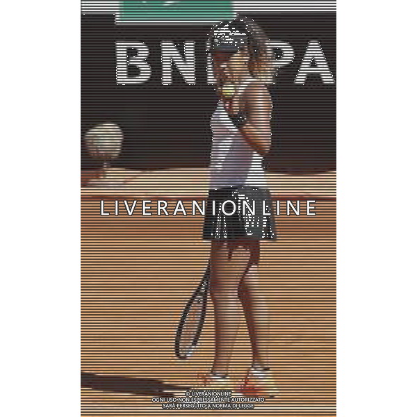 Roma 16/05/2019 - INTERNAZIONALI BNL D\' Italia 2019 - Naomi Osaka vs Dominika Cibulkova - nella foto: Naomi Osaka ©Claudio Zamagni/Agenzia Aldo Liverani s.a.s. Naomi Osaka during the match between Naomi Osaka and Dominika Cibulkova at the The Internazionali BNL d\'Italia 2019 at Foro Italico on May 16, 2019 in Rome, Italy. Photo Credit by Claudio Zamagni-Aldo Liverani Photo Agency / AGENZIA ALDO LIVERANI SAS