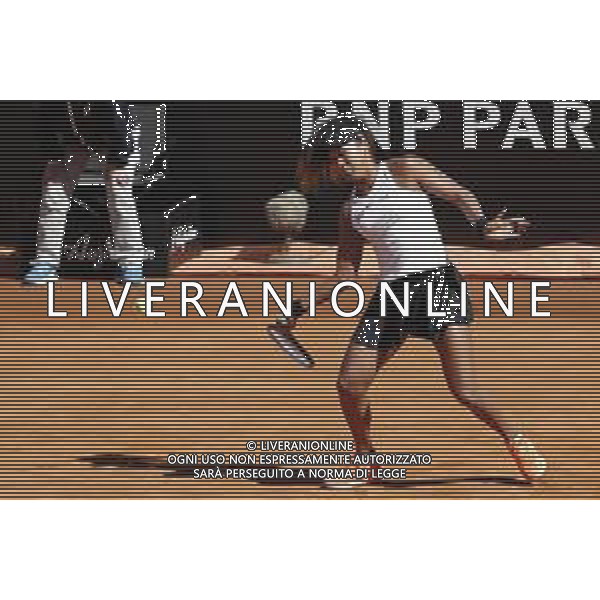 Roma 16/05/2019 - INTERNAZIONALI BNL D\' Italia 2019 - Naomi Osaka vs Dominika Cibulkova - nella foto: Naomi Osaka ©Claudio Zamagni/Agenzia Aldo Liverani s.a.s. Naomi Osaka during the match between Naomi Osaka and Dominika Cibulkova at the The Internazionali BNL d\'Italia 2019 at Foro Italico on May 16, 2019 in Rome, Italy. Photo Credit by Claudio Zamagni-Aldo Liverani Photo Agency / AGENZIA ALDO LIVERANI SAS