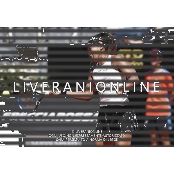 Roma 16/05/2019 - INTERNAZIONALI BNL D\' Italia 2019 - Naomi Osaka vs Dominika Cibulkova - nella foto: Naomi Osaka ©Claudio Zamagni/Agenzia Aldo Liverani s.a.s. Naomi Osaka during the match between Naomi Osaka and Dominika Cibulkova at the The Internazionali BNL d\'Italia 2019 at Foro Italico on May 16, 2019 in Rome, Italy. Photo Credit by Claudio Zamagni-Aldo Liverani Photo Agency / AGENZIA ALDO LIVERANI SAS