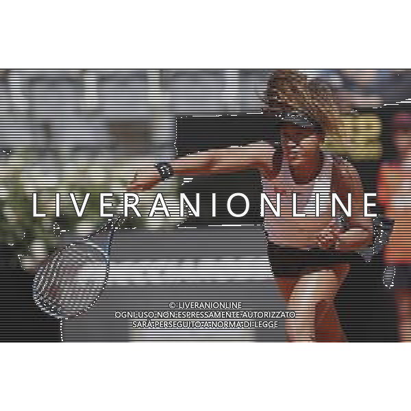 Roma 16/05/2019 - INTERNAZIONALI BNL D\' Italia 2019 - Naomi Osaka vs Dominika Cibulkova - nella foto: Naomi Osaka ©Claudio Zamagni/Agenzia Aldo Liverani s.a.s. Naomi Osaka during the match between Naomi Osaka and Dominika Cibulkova at the The Internazionali BNL d\'Italia 2019 at Foro Italico on May 16, 2019 in Rome, Italy. Photo Credit by Claudio Zamagni-Aldo Liverani Photo Agency / AGENZIA ALDO LIVERANI SAS